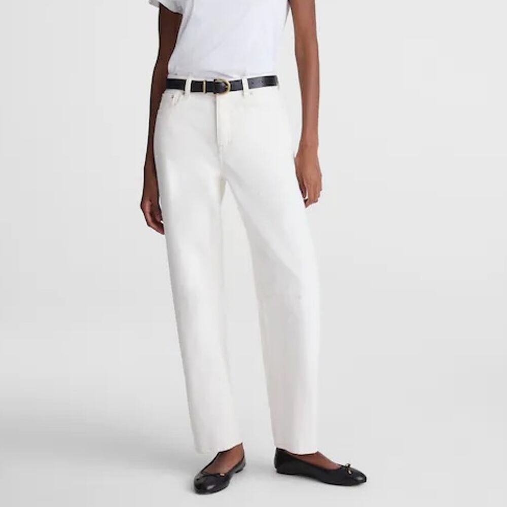 Madewell darted barrel-leg jeans